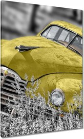 Vászonkép 70x100 Sárga oldtimer