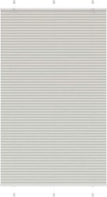 vidaXL pliszírozott redőny világosszürke 115x200 cm szövetszélesség