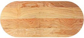vidaXL világosbarna tömör akácfa ovális alakú asztallap 140x60x4 cm