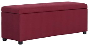 bordó poliészter pad tárolórekesszel 116 cm