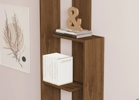 Könyvespolc Wand 160x50x19,6 cm - Walnut