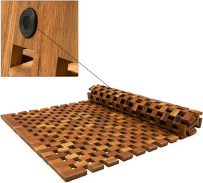 Akác fürdőszobai kilépő, 50x80 cm