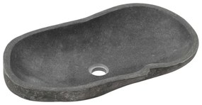 Ovális folyami kő mosdókagyló 60 - 70 cm