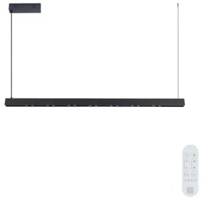 Immax NEO 07306L-LED dimmelhető kábeles csillár MADEIRA 26 W/230 V Wi-Fi Tuya 122 cm fekete