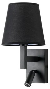 Brilagi - LED Fali lámpa DEYA 1xE14/40W/230V + LED/3W fekete