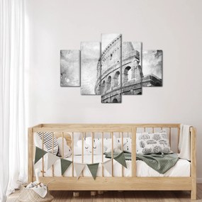Kép - Vintage képeslap a városról N⁰1 (150x105 cm)