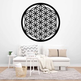 Mandala fa falfestmény | Élet virága