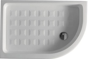 Kerasan Retro félkör alakú zuhanytálca 120x80 cm fehér 133201