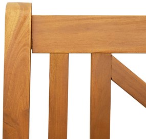 2 személyes Kerti Hinta Pad 110x56x58 cm Tömör Akácfa