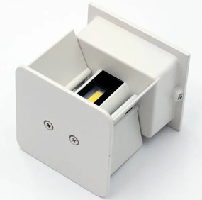 LED Kültéri fali lámpa 2xLED/3W/230V IP54 fehér