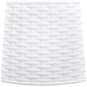 fehér műanyag karácsonyfatalp-takaró Ø56x23 cm