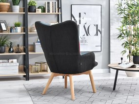 Fotel Nutri (patchwork + fekete). 1110344