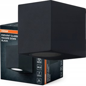 Kerti fali lámpa Kültéri homlokzati lámpa GU10 Fekete IP44 Endura Osram