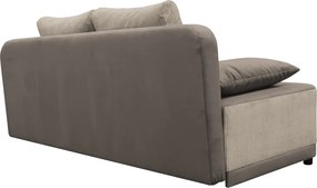 Kihúzható heverő, szürkésbézs Taupe, SENTY