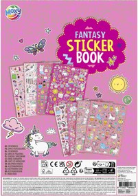 Lányos Fantasy matricás album 8 ív