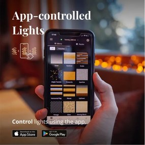 Twinkly TWI190GOP-TEU - LED Kültéri karácsonyi lánc 190xLED 11,5m IP44 Wi-Fi