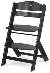 KINDERKRAFT - ENOCK Premium párnázott gyerek etetőszék, fekete