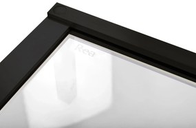 Zuhanykabin REA Hugo Double Black 80x100