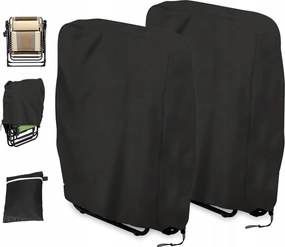 Vízálló Napozóágy Huzat Összecsukható Kerti Fotel Erős Strapabíró 2x