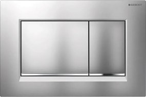 Geberit 115.883.JQ.1-Sigma30 öblítő nyomólap 24,6x16,4 cm matt króm/fényes króm