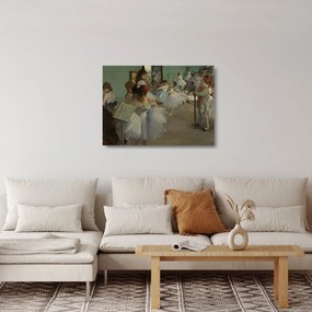 Üveg kép - Edgar Degas, The Dance Class, reprodukciók (70x50 cm)