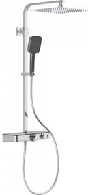 Schütte 60531 - OCEAN l. termosztátos csaptelepes zuhanyszett, króm/antracit