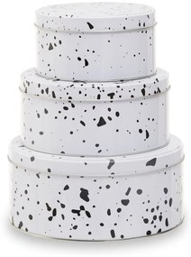 Süteménytartó fém doboz szett 3 db-os Speckled – Premier Housewares