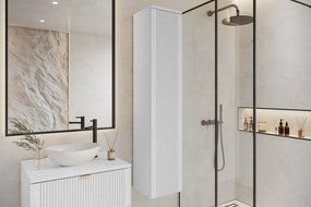 Mylife kadi függőleges fürdőszoba szekrény matt fehér (150cm)