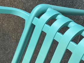 Műanyag TREGO szék karfákkal, kék