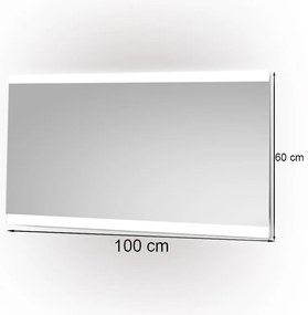 Liv 100 tükör led világítással