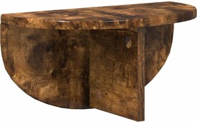 vidaXL Falpolc Falra szerelhető Füstölt tölgy 38 x 19 x 19 cm Faanyag