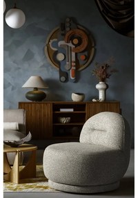 Szürkésbarna fotel Ovo – Miuform