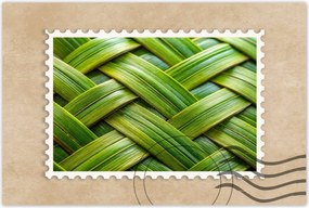 Poszterek 60x40 Zöld fonott Zöld rattan fonott lemez