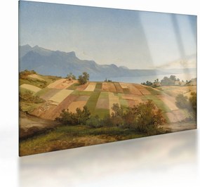 Üveg kép - Alexandre Calame, Swiss Landscape, reprodukciók (70x50 cm)