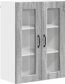 vidaXL Konyhaszekrény polcokkal Szürke Sonoma 60 x 31 x 80 cm Faanyag