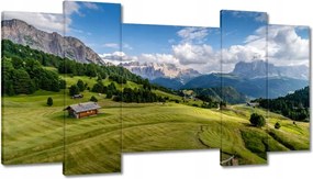 Festmények 120x65 Bárányok a hegyi réten