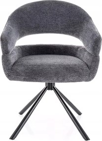 Borgo Raven kárpitozott szék váz fekete szövet c. szürke raven 18