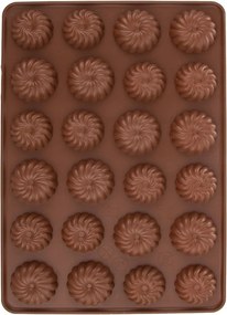 Szilikon Forma Csokoládé Keksz Praliné Sütés Barna