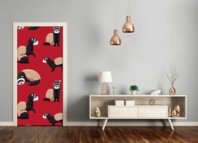 Fotótapéta ajtóra görény 85x205 cm