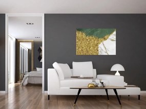 Kép - Zöld márvány N⁰2 (90x60 cm)