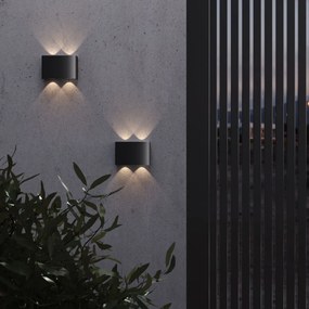MAYTONI O433WL-L4GF3K SHOW Modern Kültéri Fali Lámpa Grafit LED IP54