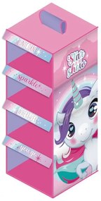 Unikornis Sparkle függő szekrényrendező 4 részes