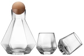 2 db whiskys pohár és dekantáló készlet 1,28 l Jaxon - Ladelle