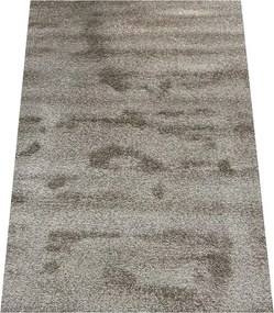 Szőnyeg 160x220 Egyszínű Nappaliba Sötét Bézs Puha Vastag Sötét Bézs