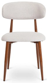 Elegáns Étkezőszék Dió/Világos Szürke Színben. FLAVIO