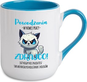 Caffe Bögre 300ml Kék Belső Tér Sok Szerencsét Karácsonyra Áruló MIX Minták