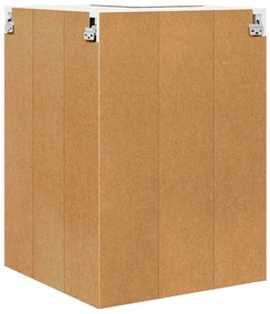 Függő szekrény Riga Füstölt tölgy és fehér 57 x 57 x 80 cm