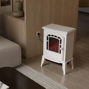 Juskys 2000W elektromos kandalló – fehér