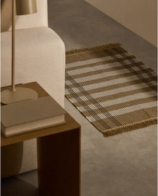 Bézs kétoldalas-kézi szövésű szőnyeg 60x90 cm Barani – Kave Home