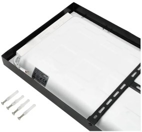 LED Mennyezeti panel BRISBANE LED/36W/230V 4000K 29,5x119 cm fekete